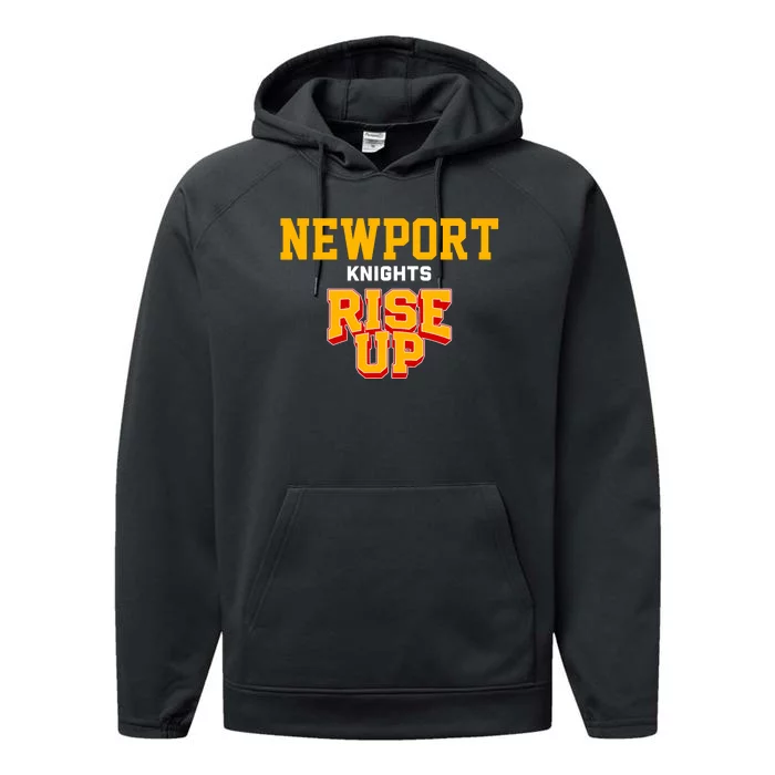 Newport Knights Rise Up Hs Performance Fleece Hoodie