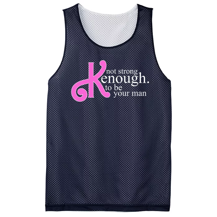 Not Kenough To Be Your Man Funny Mesh Reversible Basketball Jersey Tank