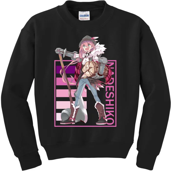 Nadeshiko Kagamihara Yuru Camp Kids Sweatshirt