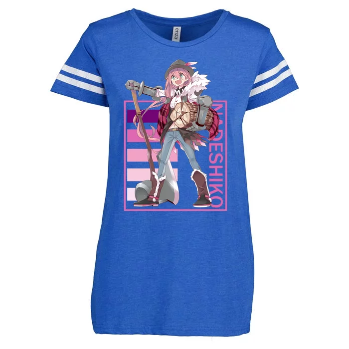 Nadeshiko Kagamihara Yuru Camp Enza Ladies Jersey Football T-Shirt