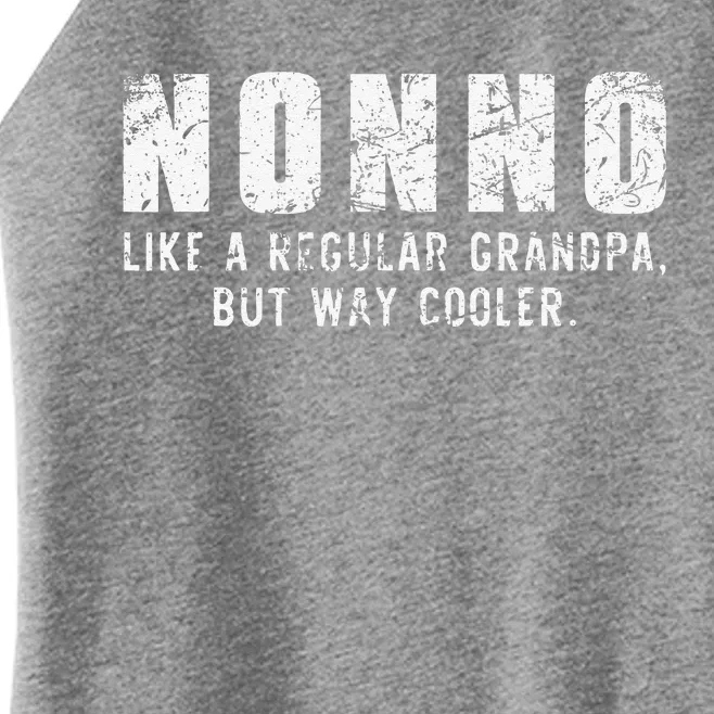 Nonno Like A Grandpa But Way Cooler Only Much Fathers Day Women’s Perfect Tri Rocker Tank