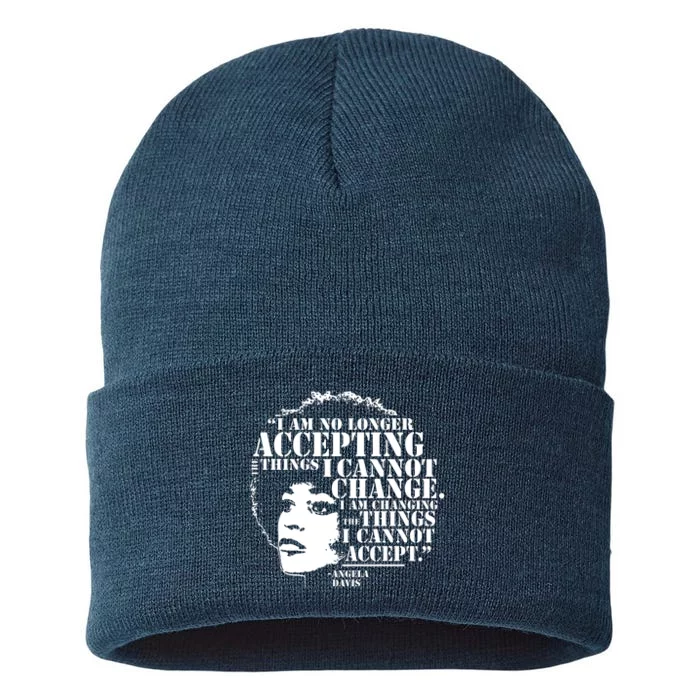 No Longer Accepting Things I Cannot Change Sustainable Knit Beanie