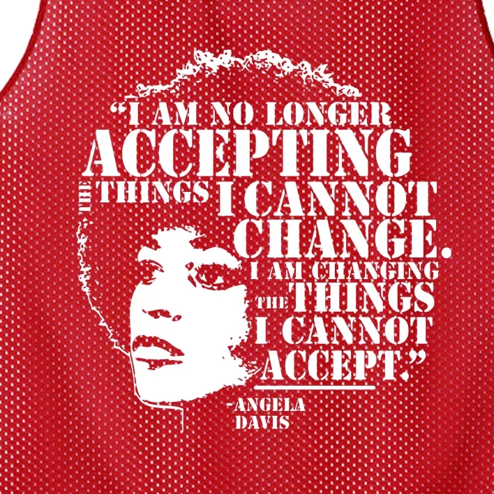 No Longer Accepting Things I Cannot Change Mesh Reversible Basketball Jersey Tank