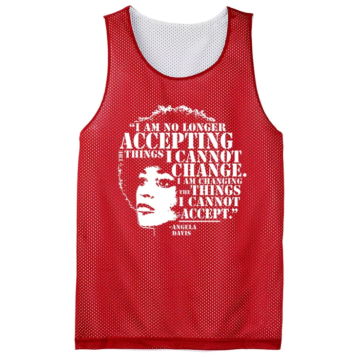 No Longer Accepting Things I Cannot Change Mesh Reversible Basketball Jersey Tank