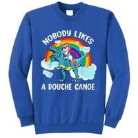 Unicorn nobody likes a douche canoe shirt, sweater, hoodie