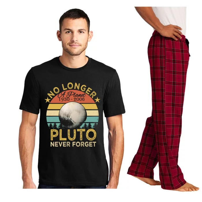 No Longer A Planet Pluto Never Forget Cute Gift Pajama Set