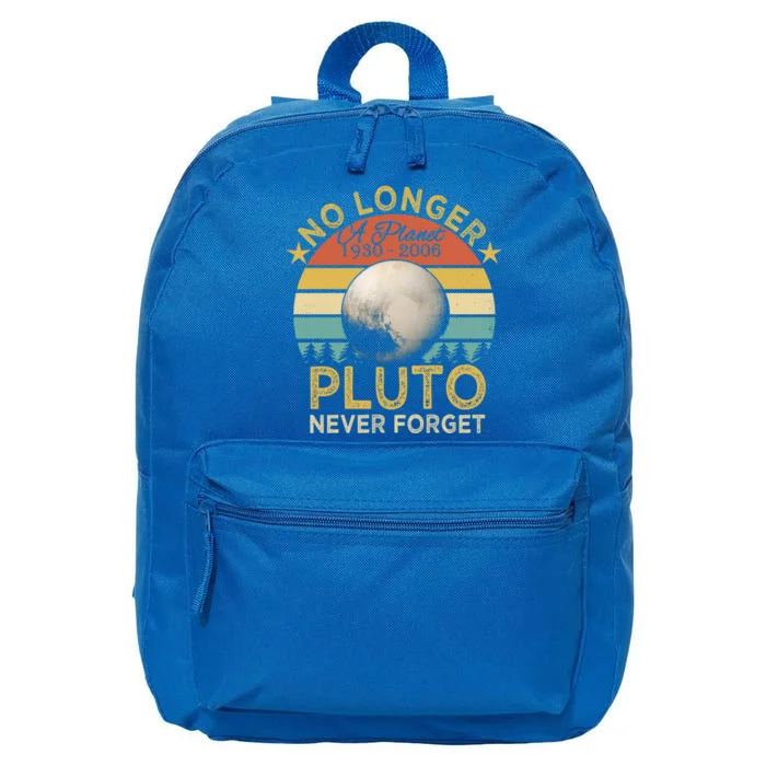 No Longer A Planet Pluto Never Forget Cute Gift 16 in Basic Backpack