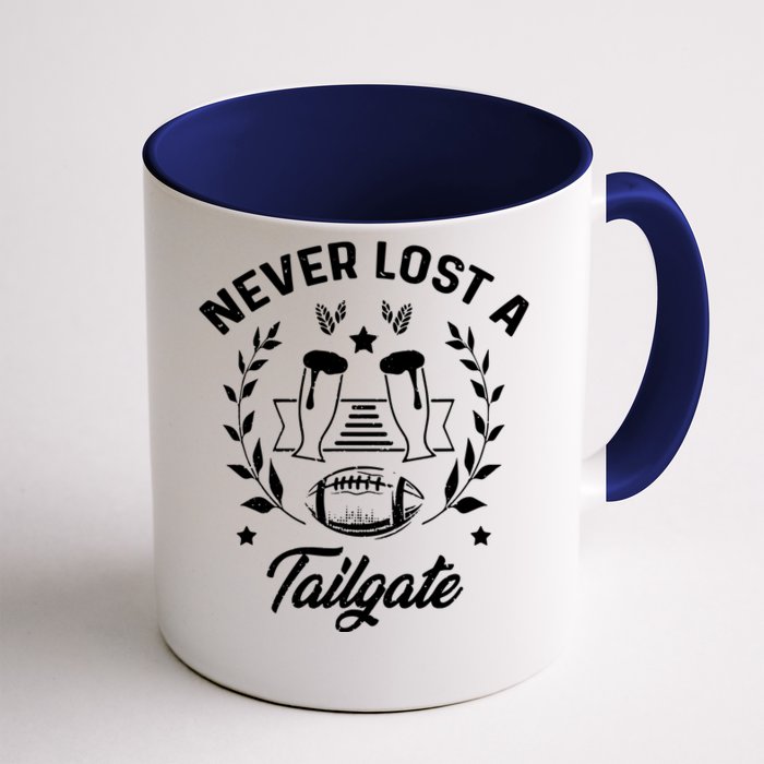 Never Lost A Tailgate Front & Back Coffee Mug