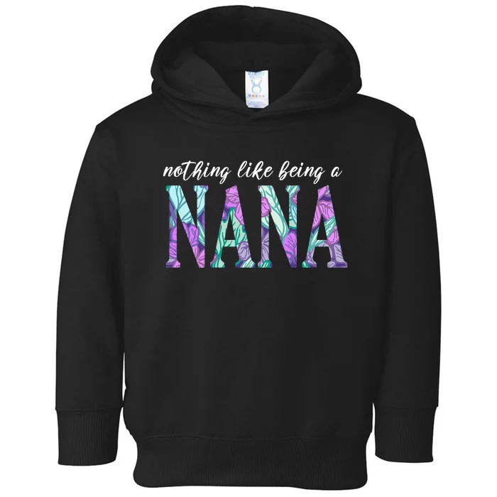 Nothing Like Being A Nana Cute Gift Toddler Hoodie