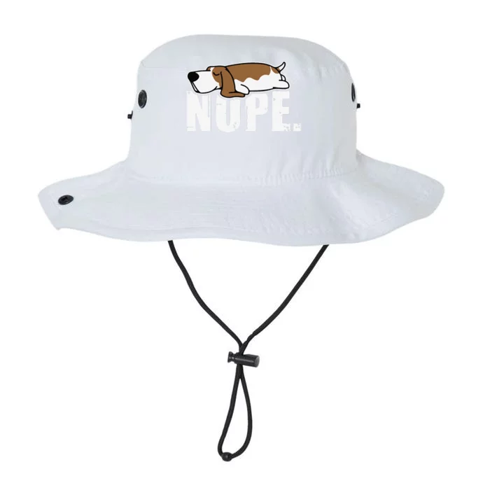 Nope Lazy Basset Hound Dog Sleeping Funny Dog Lovers Legacy Cool Fit Booney Bucket Hat