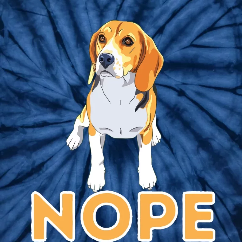 Nope Lazy Beagle Funny Beagle Dog Lover Pet Owner Tie-Dye T-Shirt