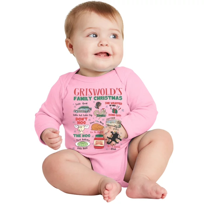 National Lampoons Christmas Vacation Griswold Baby Long Sleeve Bodysuit