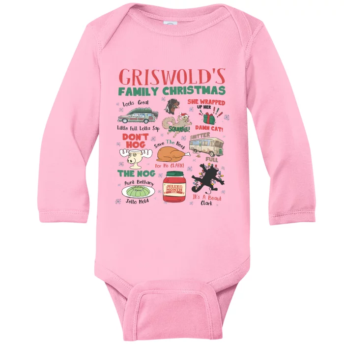 National Lampoons Christmas Vacation Griswold Baby Long Sleeve Bodysuit