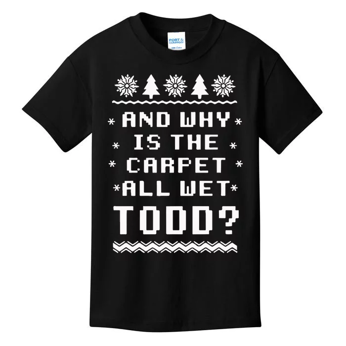 National Lampoons Christmas Vacation Todd And Margo Kids T-Shirt