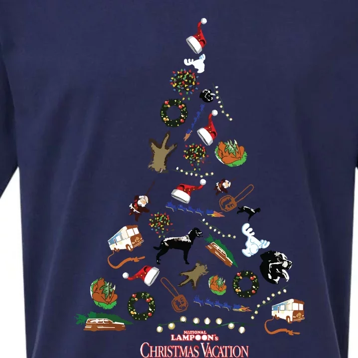 National Lampoons Christmas Vacation Christmas Tree Icons Sueded Cloud Jersey T-Shirt