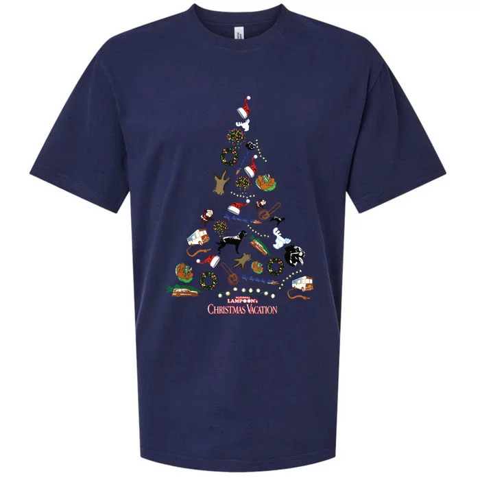 National Lampoons Christmas Vacation Christmas Tree Icons Sueded Cloud Jersey T-Shirt