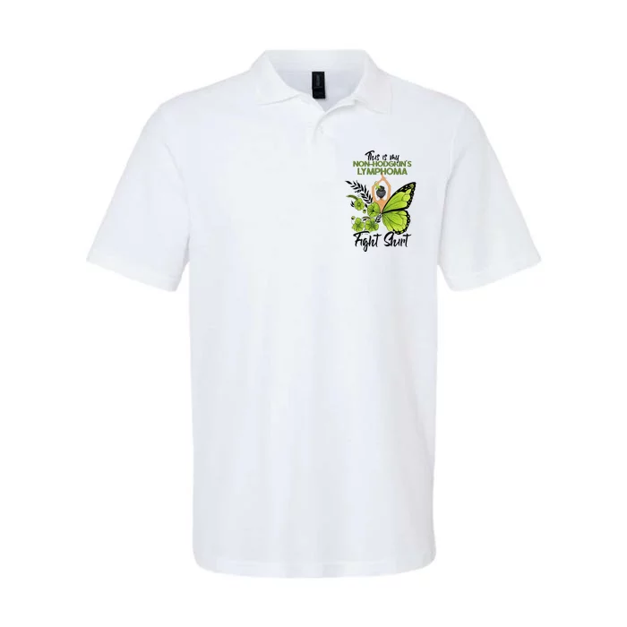 Nonhodgkins Lymphoma Cancer Awareness Green Ribbon Softstyle Adult Sport Polo