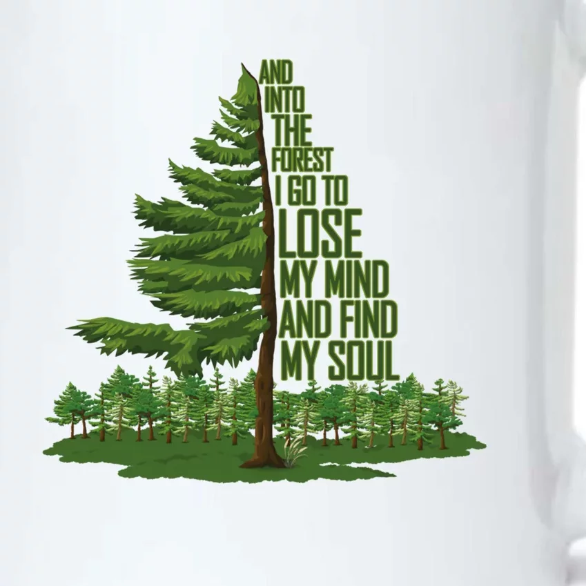 Nature Lover Camping Adventure And Into The Forest I Go Gift Black Color Changing Mug