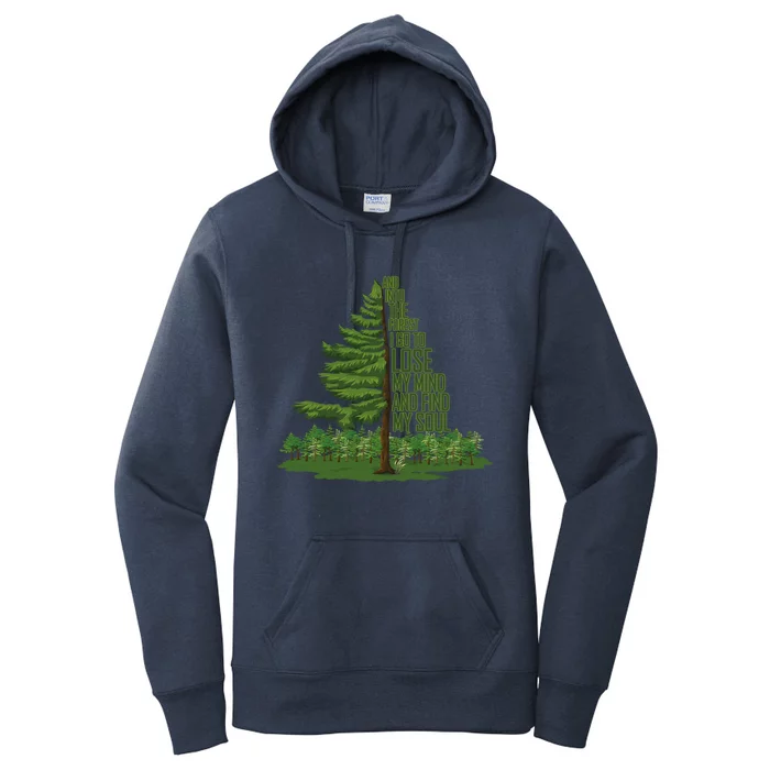 Nature Lover Camping Adventure And Into The Forest I Go Gift Women's Pullover Hoodie