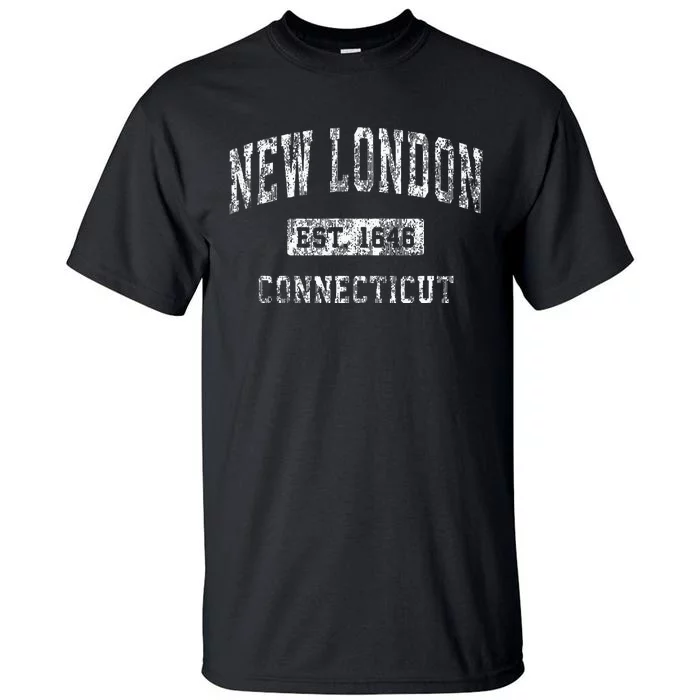 New London Connecticut Ct Vintage Established Sports Tall T-Shirt