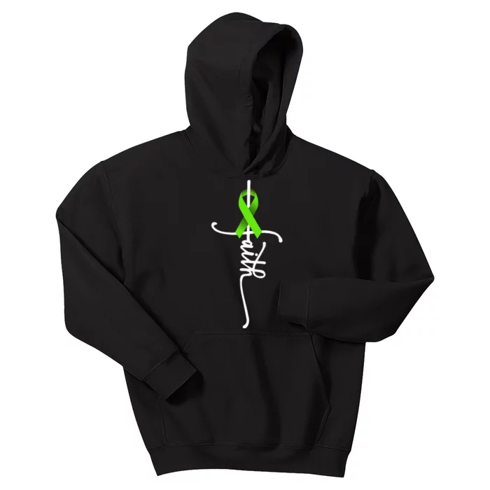 Nonhodgkin Lymphoma Cancer Faith Cancer Awareness Support Kids Hoodie