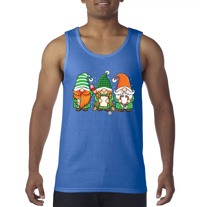 Nurse Life Cute Nurse Irish Gnomes Nurse St Patricks Day Great Gift Tank Top