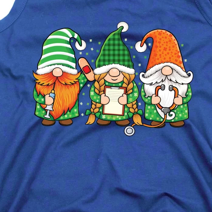 Nurse Life Cute Nurse Irish Gnomes Nurse St Patricks Day Great Gift Tank Top