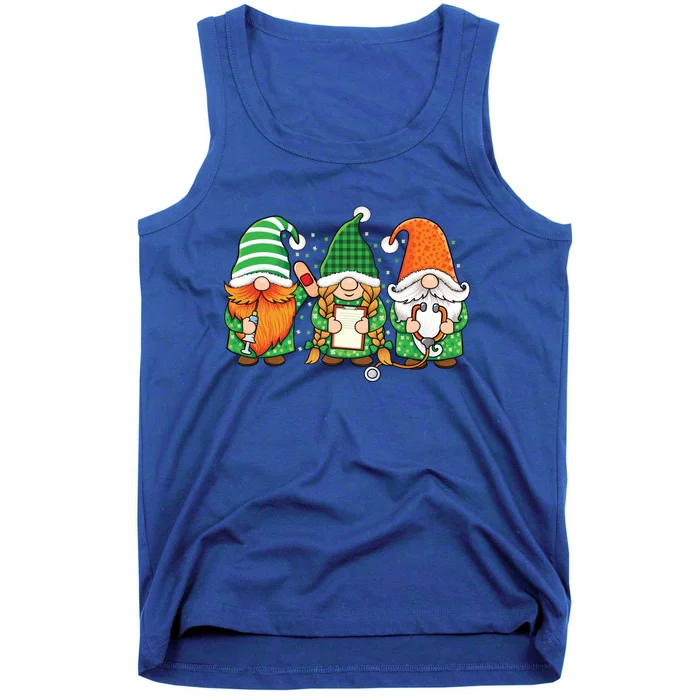 Nurse Life Cute Nurse Irish Gnomes Nurse St Patricks Day Great Gift Tank Top