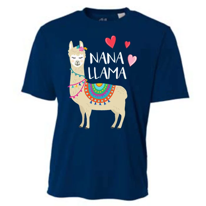 Nana Llama Cute Love Llamas & Alpacas Gift Tees Cooling Performance Crew T-Shirt