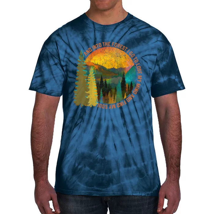 Nature Lover Camping Gift Tie-Dye T-Shirt