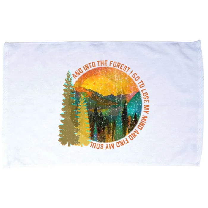 Nature Lover Camping Gift Microfiber Hand Towel