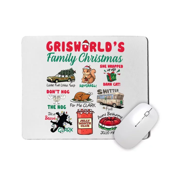 National Lampoons Christmas Vacation GriswoldS Family Christmas Mousepad