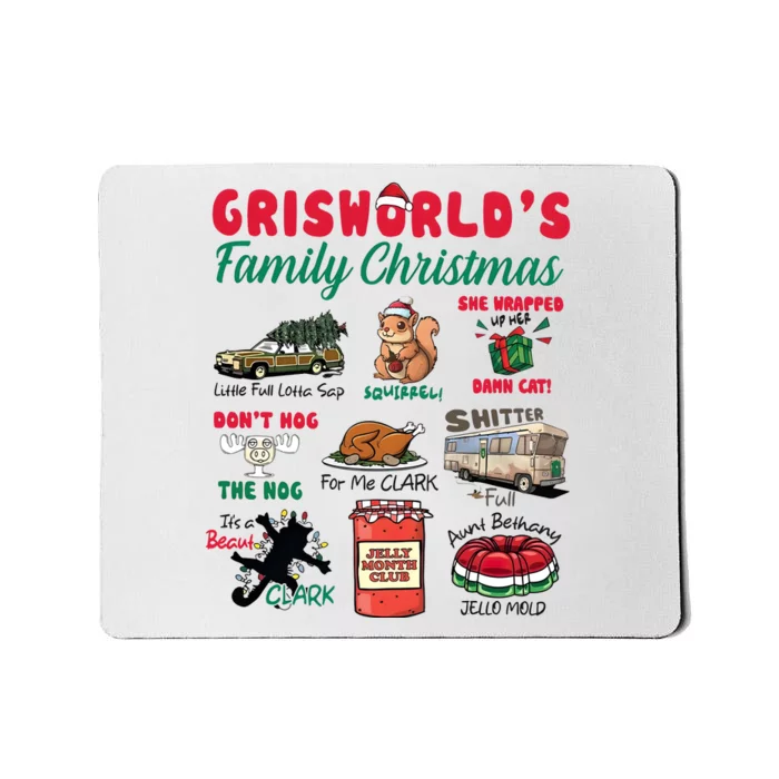 National Lampoons Christmas Vacation GriswoldS Family Christmas Mousepad