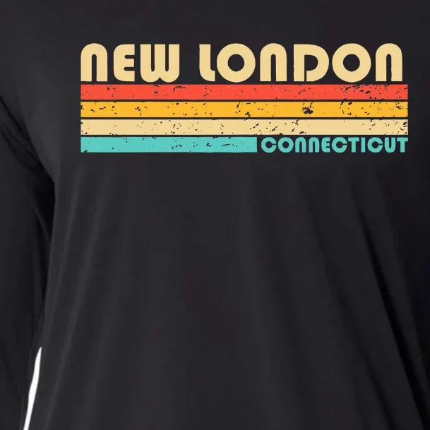 New London Ct Connecticut Funny City Home Roots Cooling Performance Long Sleeve Crew