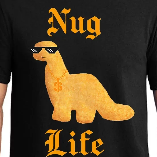 Nug Life Dino Nuggs Dino Chicken Nuggets Pajama Set