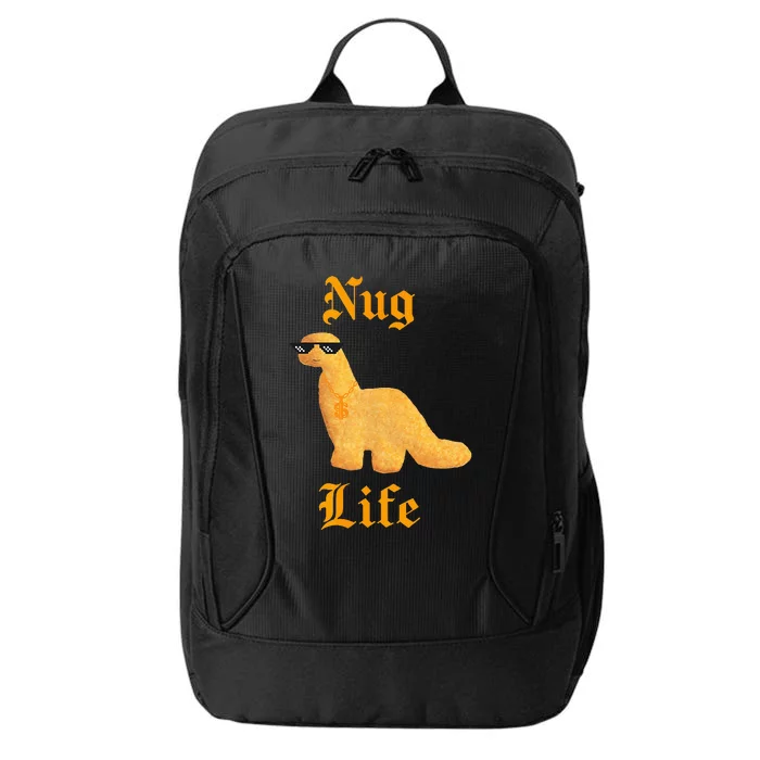 Nug Life Dino Nuggs Dino Chicken Nuggets Dinosaur Nugget City Backpack