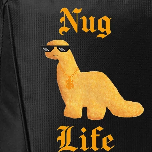 Nug Life Dino Nuggs Dino Chicken Nuggets Dinosaur Nugget City Backpack