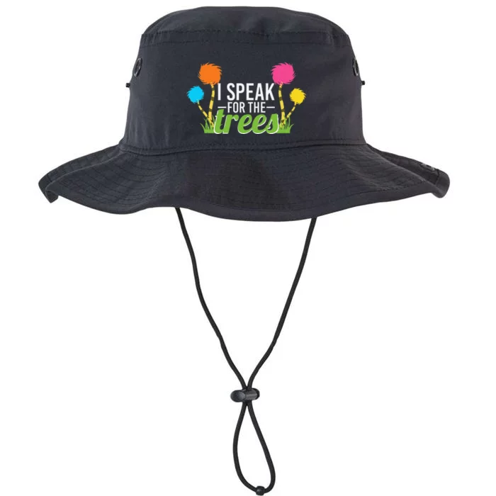 Nature Lover Design Speak For The Trees Earth Day Legacy Cool Fit Booney Bucket Hat