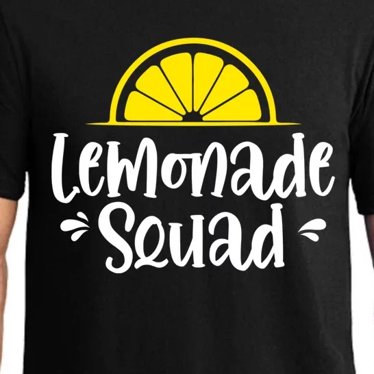 National Lemonade Day Lemon Juice Lemonade Squad Gift Pajama Set