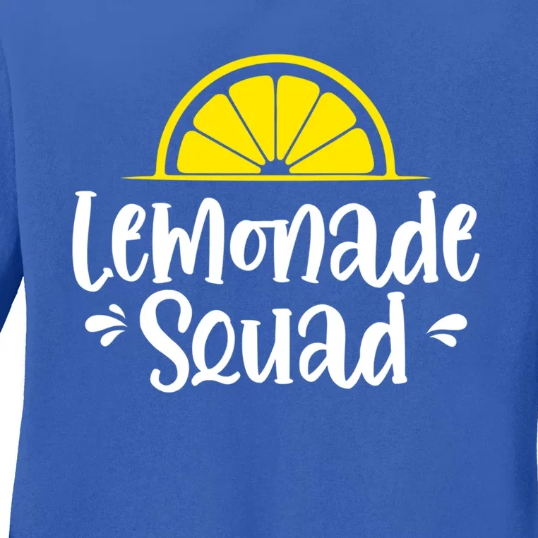 National Lemonade Day Lemon Juice Lemonade Squad Gift Ladies Long Sleeve Shirt