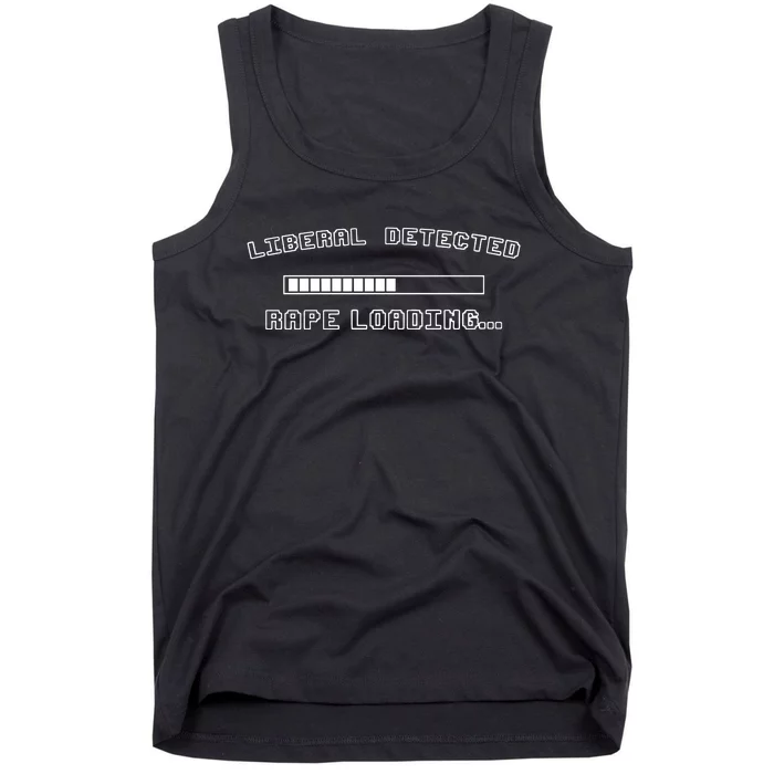 Notfootslurper Liberal Detected Rape Loading Tank Top