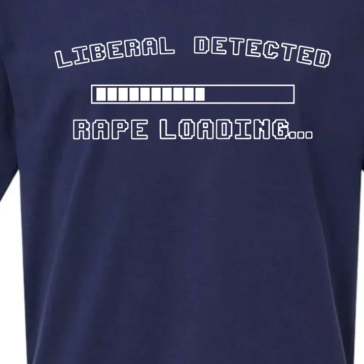 Notfootslurper Liberal Detected Rape Loading Sueded Cloud Jersey T-Shirt