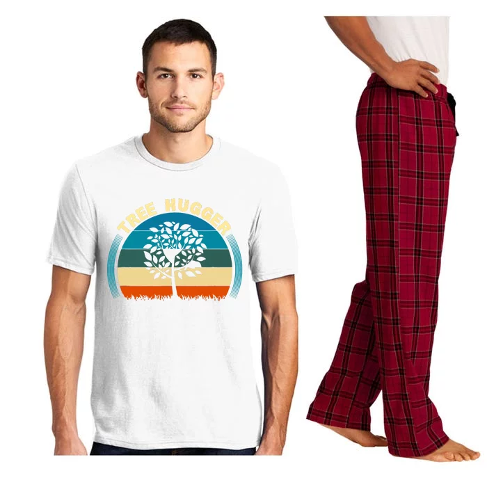 Nature Lovers Earth Environmentalist Tree Hugger Sunset Pajama Set