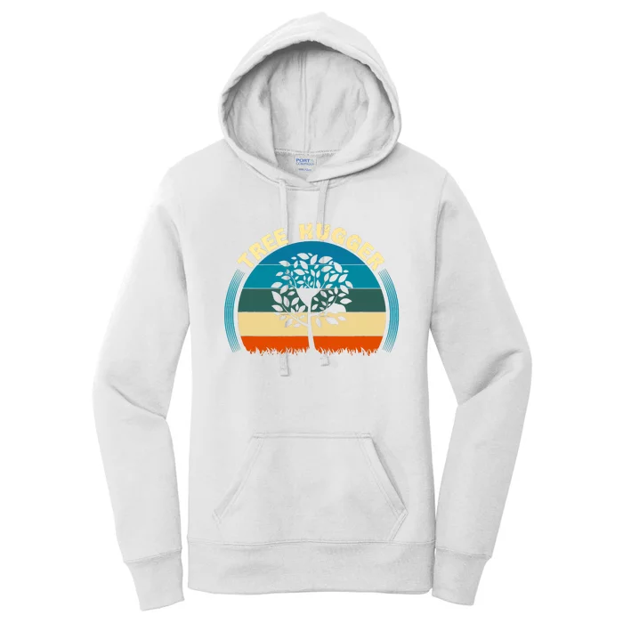 Nature Lovers Earth Environmentalist Tree Hugger Sunset Women's Pullover Hoodie