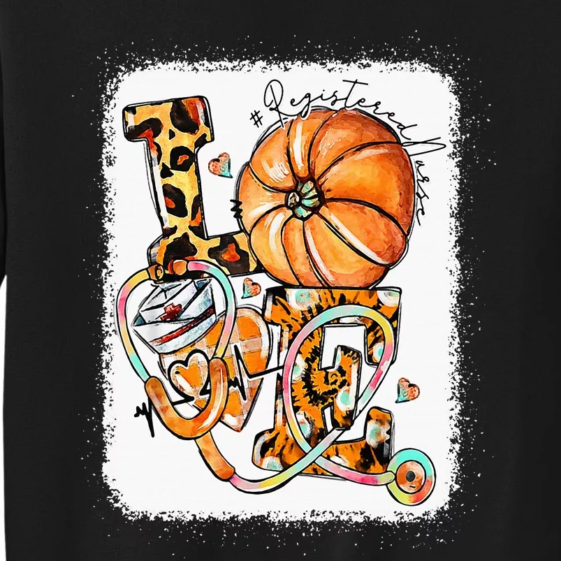 Nurse Life Embrace the Autumn Spirit with Thanksgiving Vibes Tall Sweatshirt