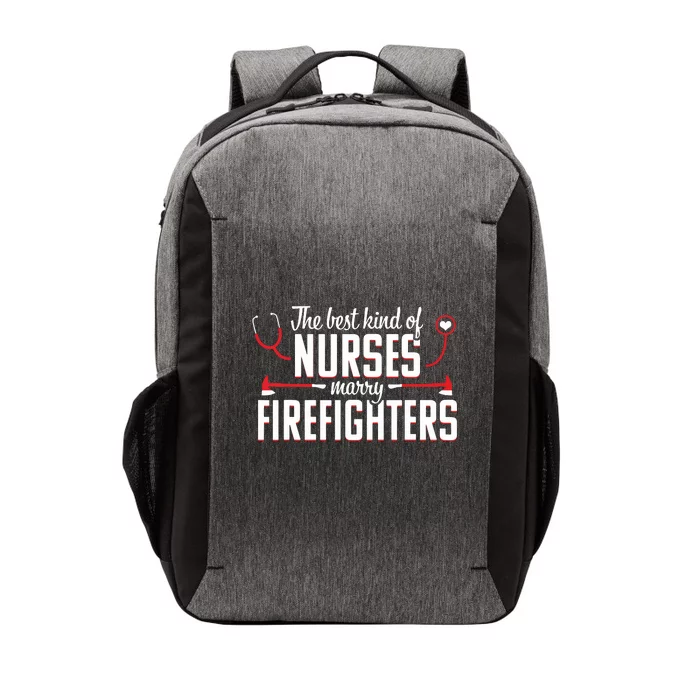 Nurse Life Fire Wife Funny Best Firefighter Nursing Vector Backpack