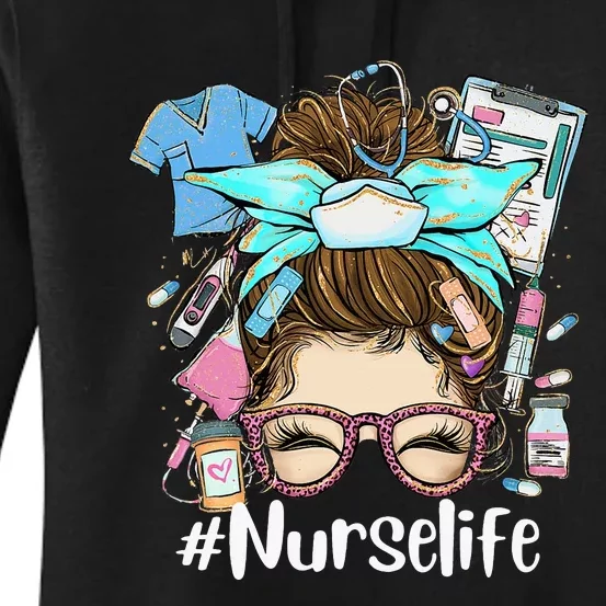 Nurse Life Funny Nurse Gifts Nurselife LPN CNA Nursing Women's Pullover Hoodie