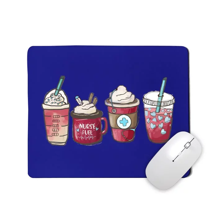 Nurse Life Funny Coffee Nurses Fuel Registered Nurse Medical Gift Mousepad