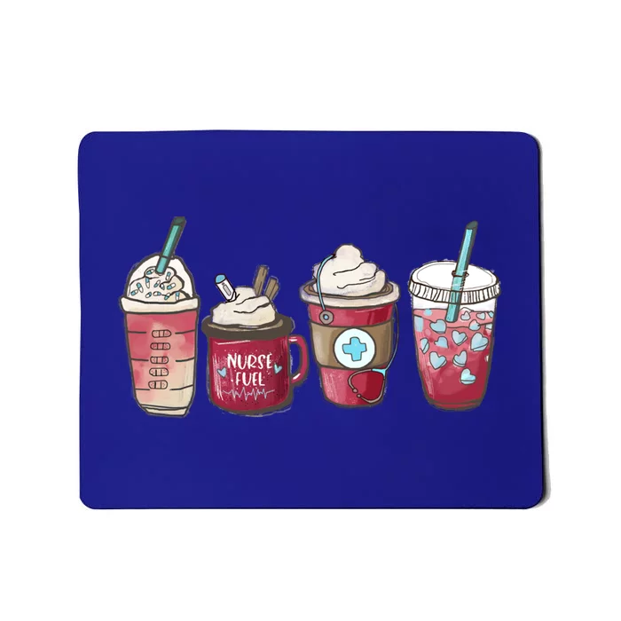 Nurse Life Funny Coffee Nurses Fuel Registered Nurse Medical Gift Mousepad