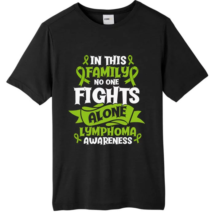 Non-Hodgkin Lymphoma Family Support Cancer Awareness ChromaSoft Performance T-Shirt